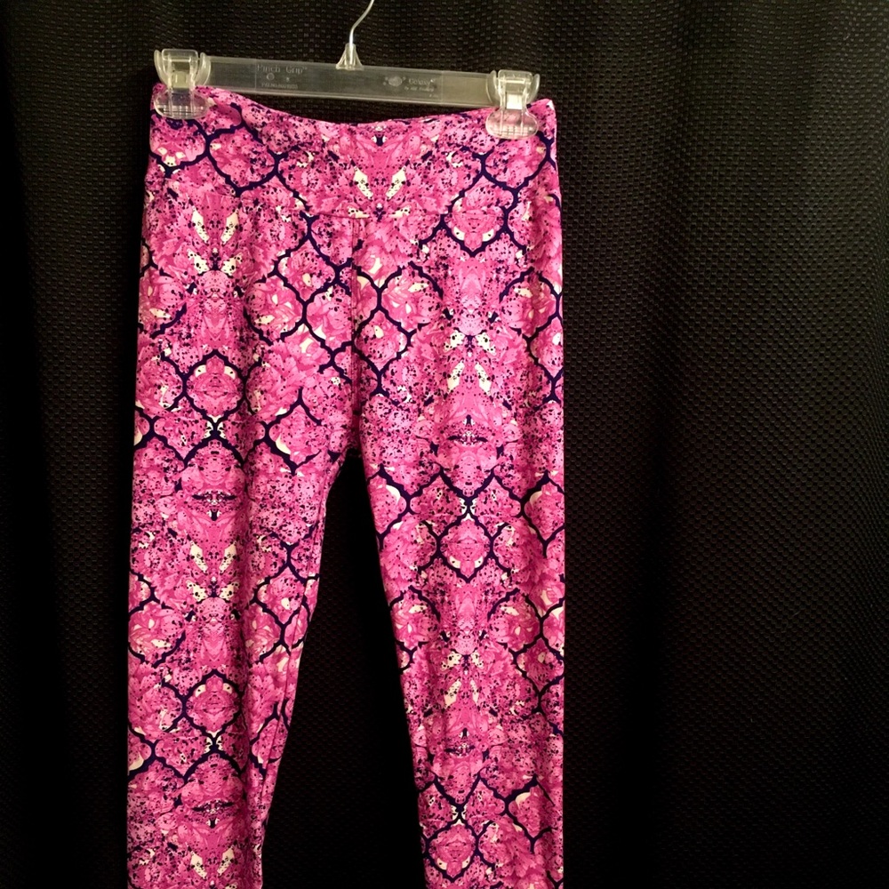 LuLaRoe OS Purple Leggings-- Like New